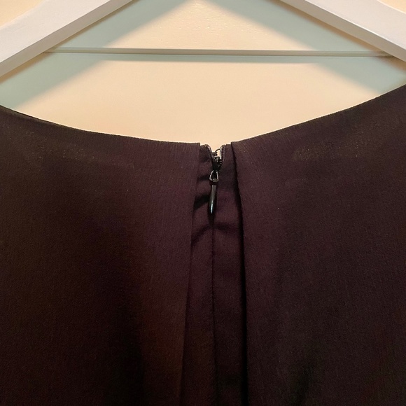 Halston Black Short Sleeved Shift Dress Size L - Picture 5 of 5